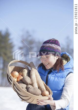 越冬野菜 25921811