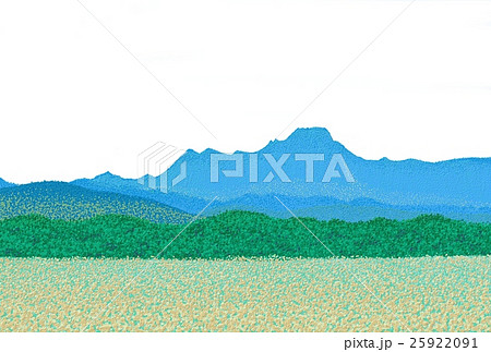 夕張岳遠望 ビート畑より 夕張岳遠望 ビート畑より 25922091