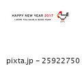 2017年賀状デザイン素材-イラスト 25922750