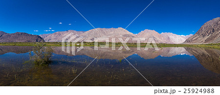 Nubra Valley landscape with Himalayan range view 25924988