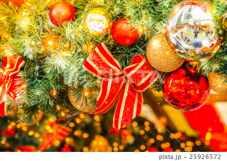 Christmas tree and decorations Christmas tree and decorations 25926572