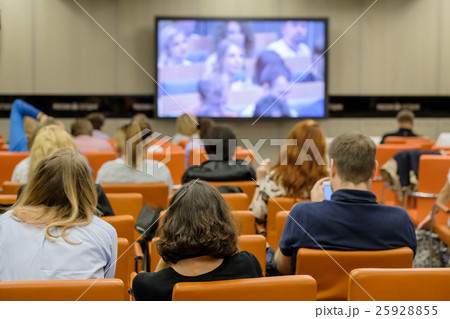 Audience listening a lecture Audience listening a lecture 25928855