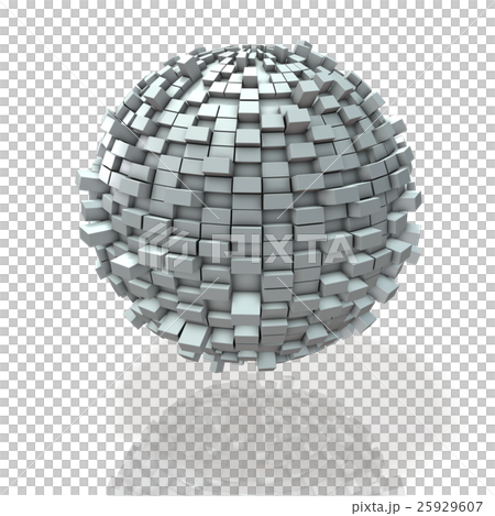 Abstract 3DCG illustration showing overcrowding 25929607