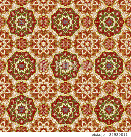 Seamless vector colorful pattern. East ornament Seamless vector colorful pattern. East ornament 25929811