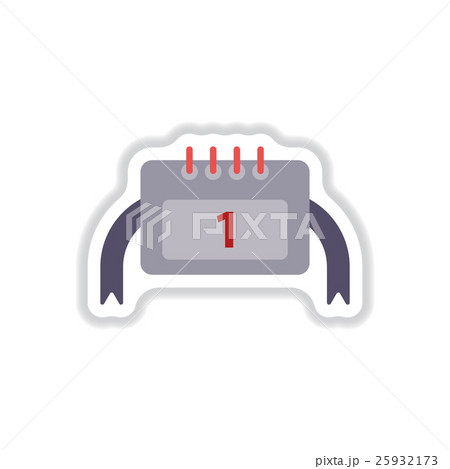 Vector illustration in paper sticker style Vector illustration in paper sticker style 25932173