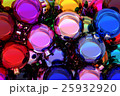 Colorful Christmas balls 3D illustration 25932920
