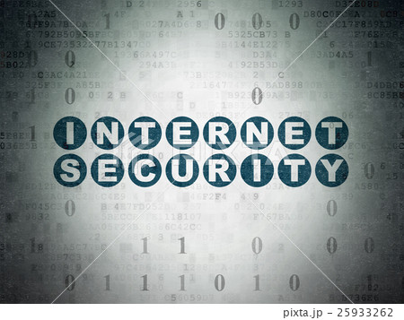 Security concept: Internet Security on Digital 25933262
