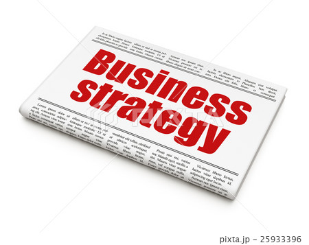 Finance concept: newspaper headline Business 25933396