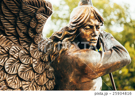 Statue Of Archangel Michael With Outstretched Statue Of Archangel Michael With Outstretched 25934816