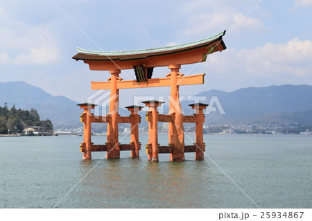 厳島の鳥居 25934867