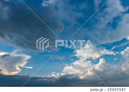 Dramatic sky with clouds 25935587