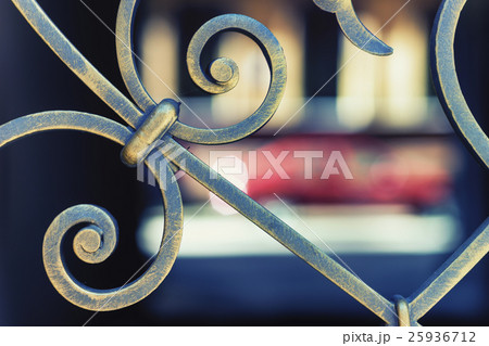 The element metal forged fence The element metal forged fence 25936712