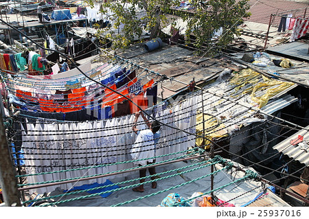 ムンバイの洗濯場 ドービー ガート ムンバイの洗濯場 ドービー ガート 25937016