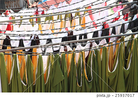 ムンバイの洗濯場　ドービー ガート 25937017