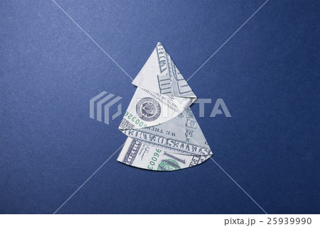 Money Origami Christmas tree Money Origami Christmas tree 25939990