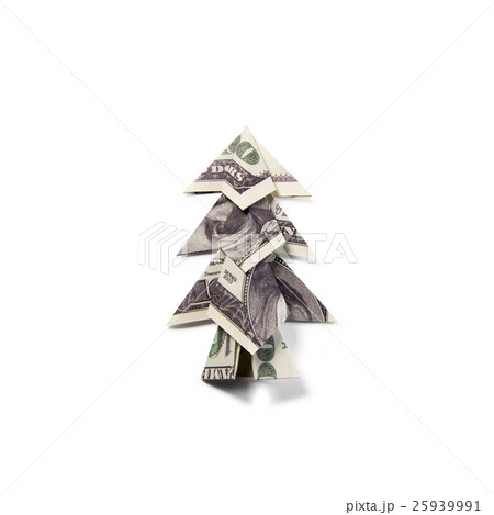 Money Origami Christmas tree Money Origami Christmas tree 25939991