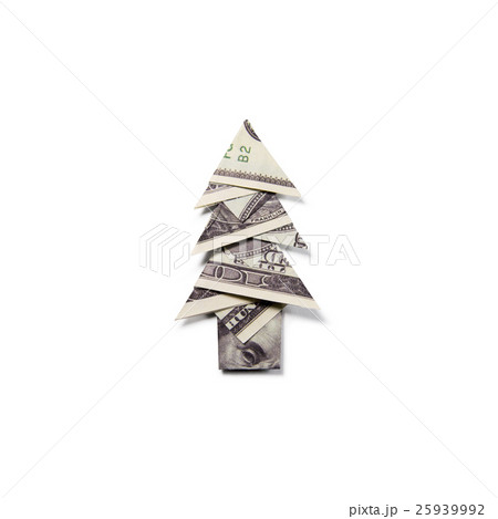 Money Origami Christmas tree Money Origami Christmas tree 25939992