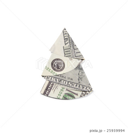 Money Origami Christmas tree Money Origami Christmas tree 25939994
