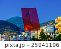 Waving Turkish flag in Alanya 25941196