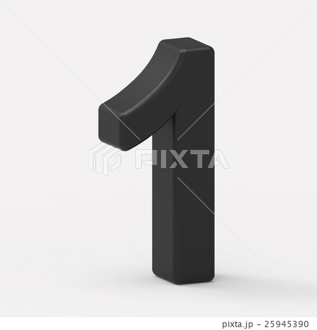 left black number 1 25945390