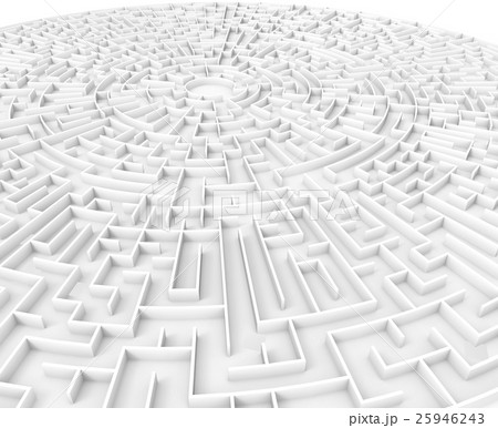 3d rendering maze 3d rendering maze 25946243