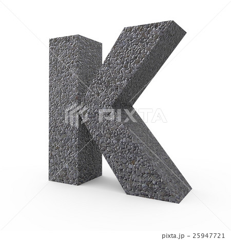 Gravel font K Gravel font K 25947721