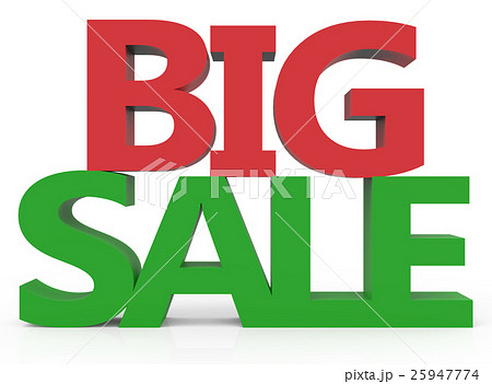 3d rendering of green and red big sale 3d rendering of green and red big sale 25947774