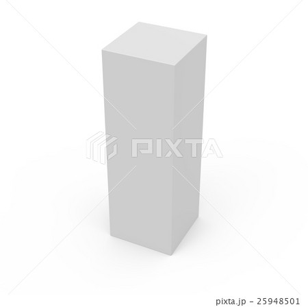 long box template box modelのイラスト素材 [25948501] - PIXTA