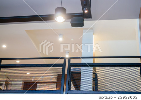 Upstair decorated with retro warm light Upstair decorated with retro warm light 25953005