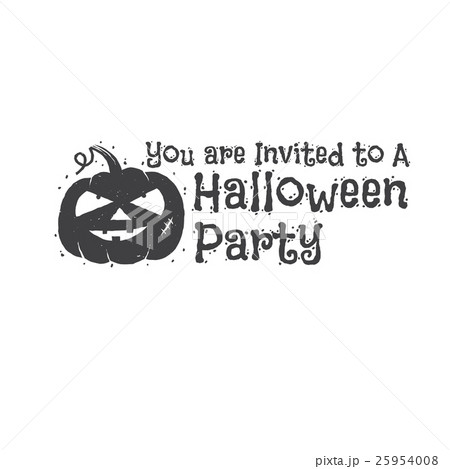 Halloween vintage badge, emblem or label. 25954008