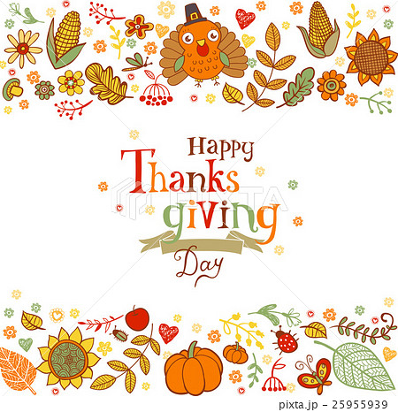 Thanksgiving greeting card 25955939