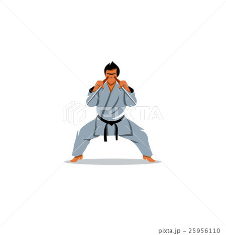Man karate. Vector Illustration. 25956110