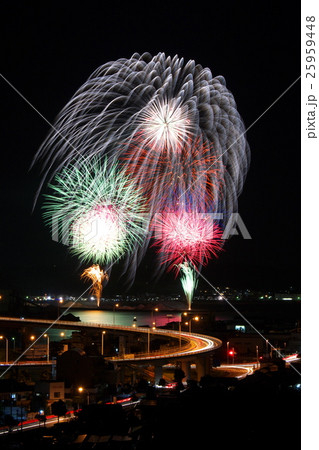 天草ハイヤ祭りの花火 25959448