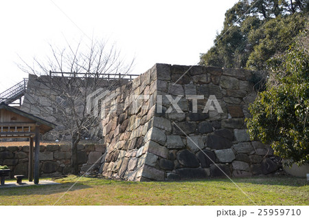 櫛崎城　天守台石垣 25959710