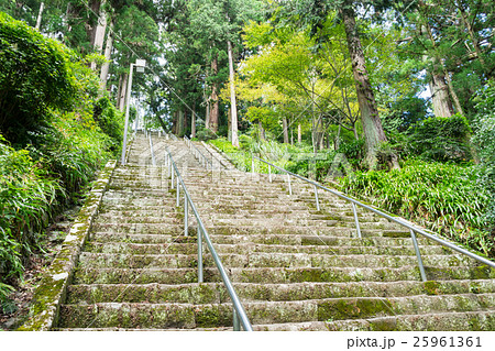 身延山久遠寺 菩提梯の写真素材