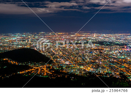 【北海道】札幌の夜景【藻岩山より】 25964766
