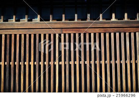 目隠し格子の写真素材