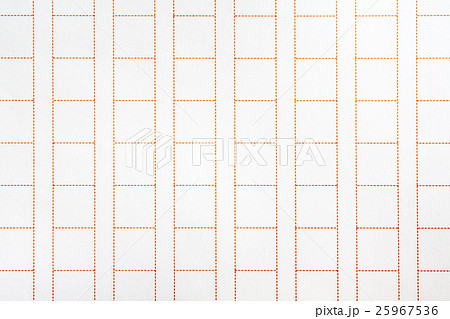 原稿用紙のマス目の写真素材