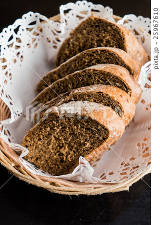 bread in basket bread in basket 25967610