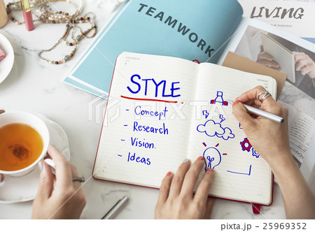 Style Creativity Simplicity Design Concept 25969352