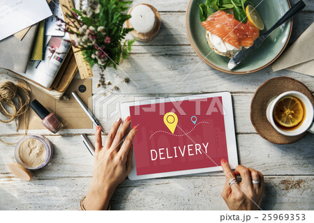 Shipping Logistic Delivery Freight Cargo Concept 25969353