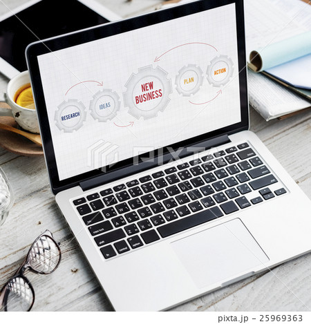 New Business Strategy Target Concept New Business Strategy Target Concept 25969363