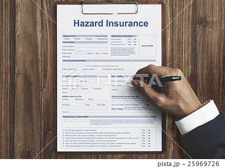 Hazard Insurance Damage Harm Risk Safety Concept 25969726