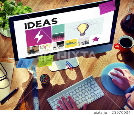 Businessman Communicaiton Connected Devices Concept 25970034