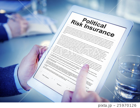 Political Risk Insurance Protection Government Concept Political Risk Insurance Protection Government Concept 25970126