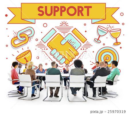 Support Helping Advice Collaboration Concept 25970319