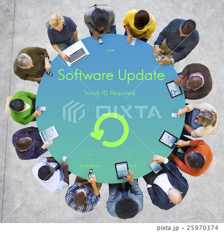 Software Update Electronic Device Display Concept Software Update Electronic Device Display Concept 25970374