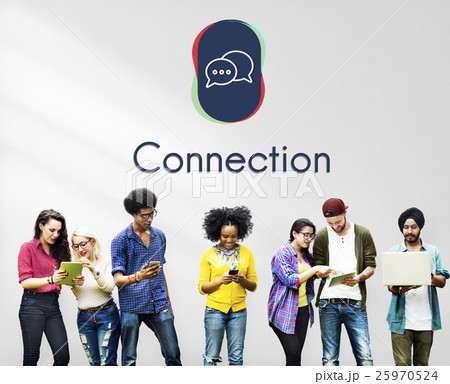 Chat Bubble Speech Cloud Message Graphic Concept 25970524