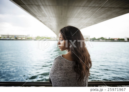 African American Attractive Confidence Female Girl Concept 25971967