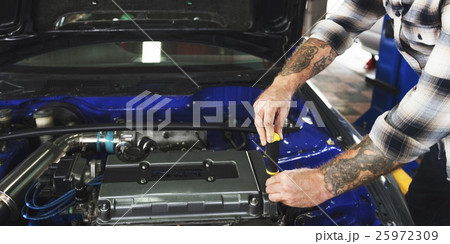 Auto Repair Shop Mechanic Technician Concept 25972309